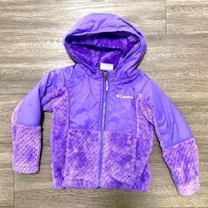 Columbia 4T Fleece and rip stop material fall bomber ☔️🥳